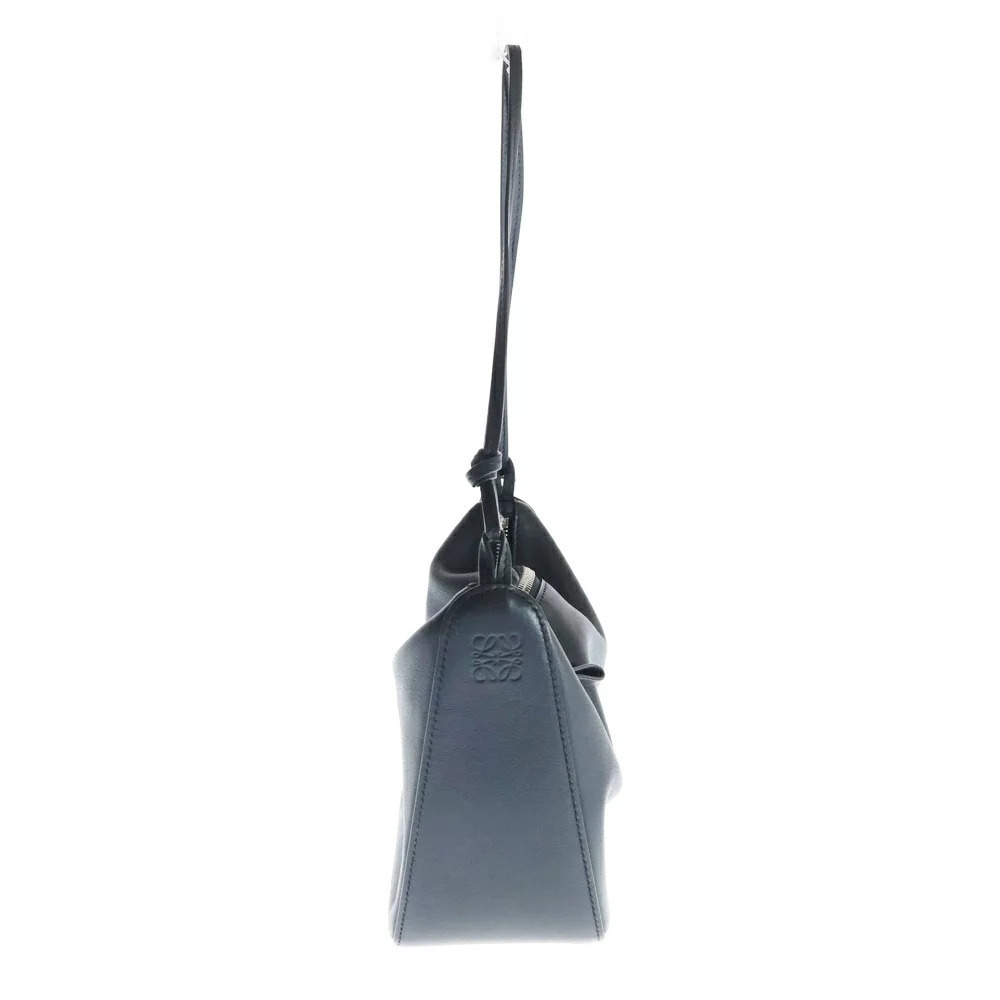 LOEWE Anagram Hammock Hobo Calf Leather Handbag Black - Picture 3 of 6